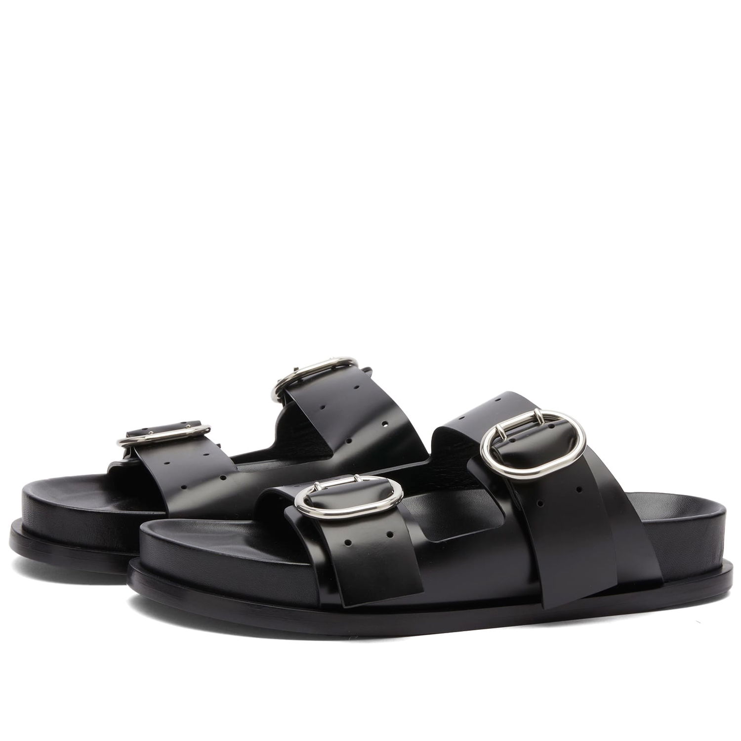 Tenisky a topánky Jil Sander Leather Buckle Sandals Čierna | J15WP0090-P2775-001, 0
