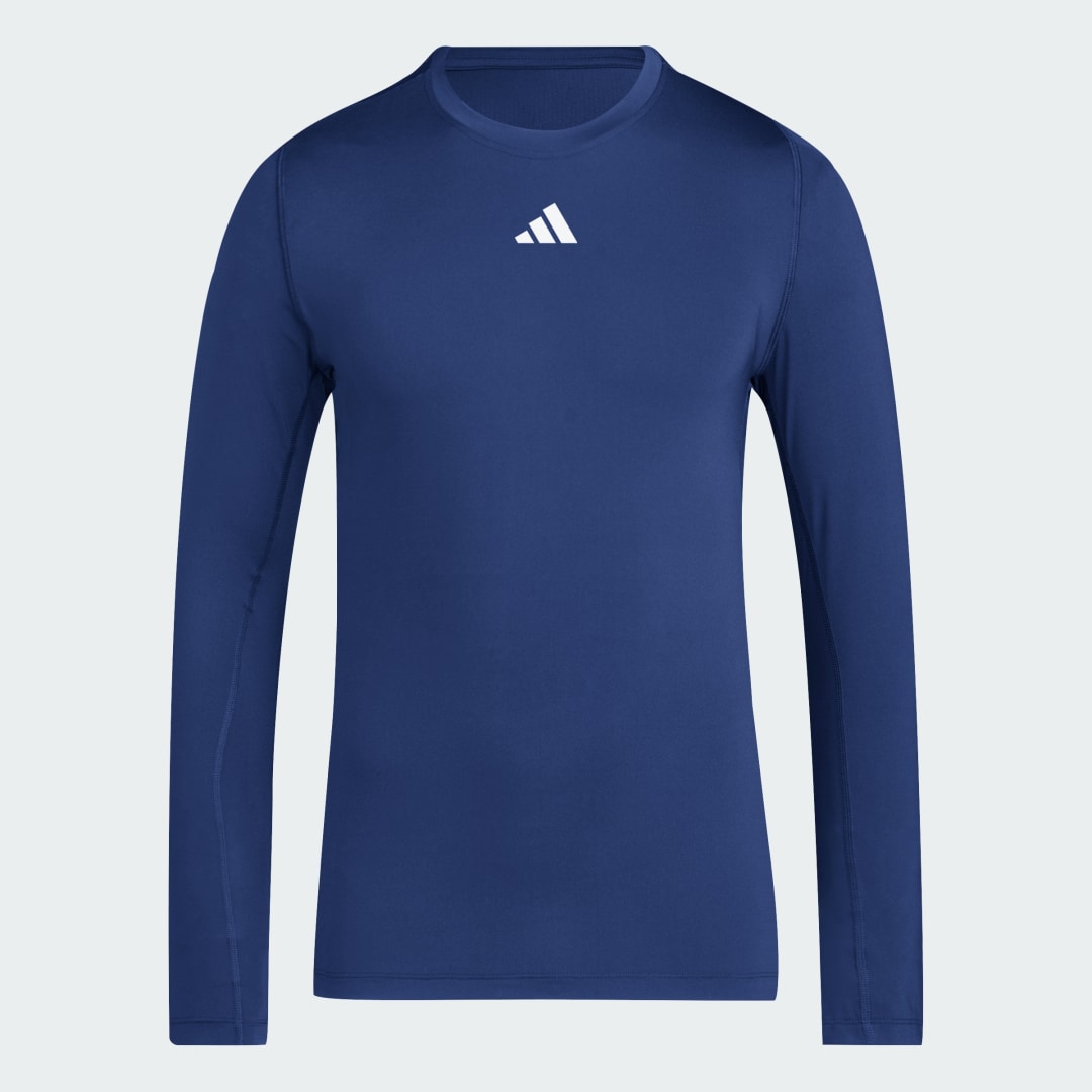 Tričko adidas Performance Techfit AEROREADY Long Sleeve Top Modrá | IM8539, 0