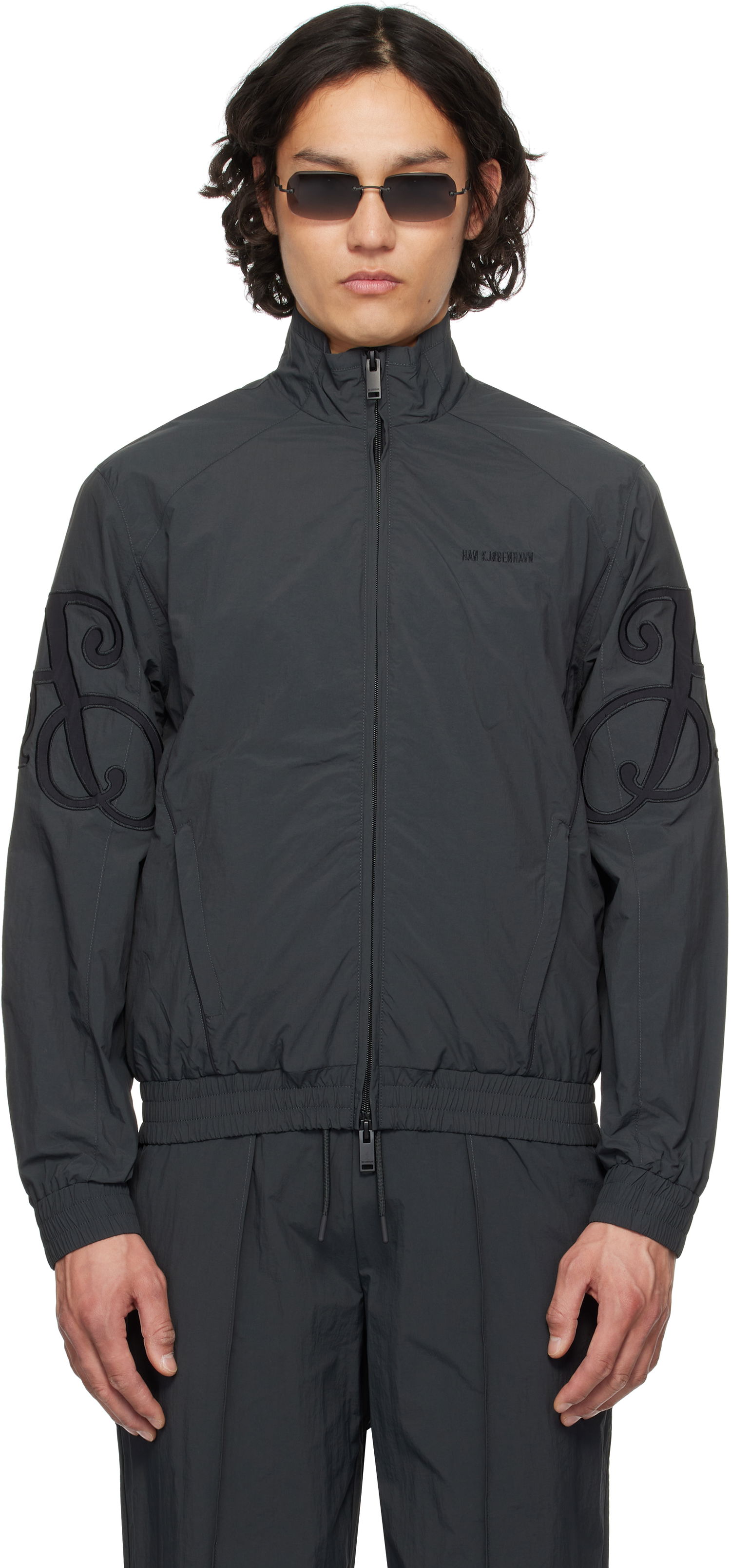 Vetrovka Han Kjøbenhavn Han Kjobenhavn Regular Track Jacket Šedá | M-134461, 0