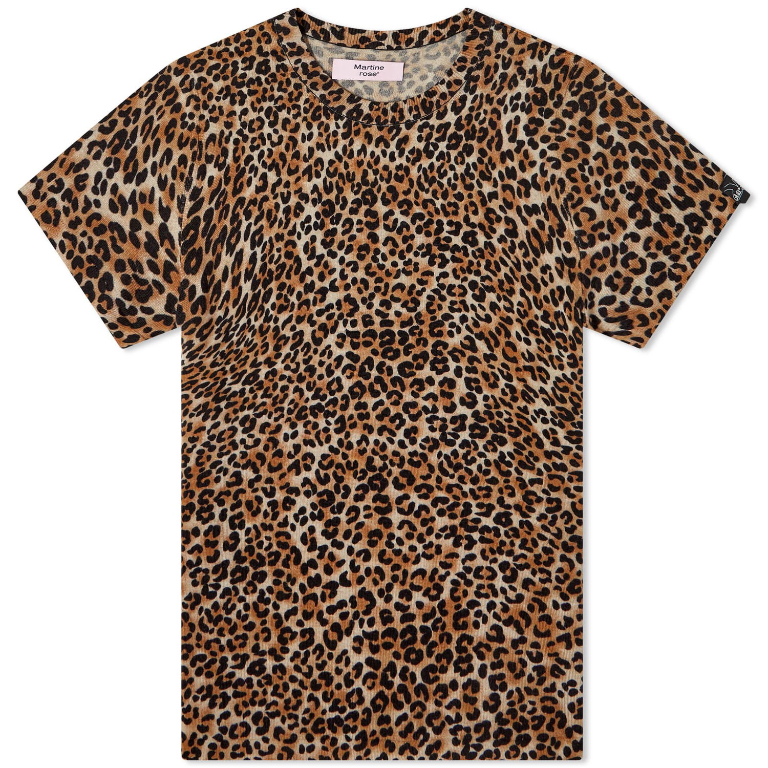 Tričko Martine Rose Shrunken Tee Hnedá | MRSS23-922-BRL, 0