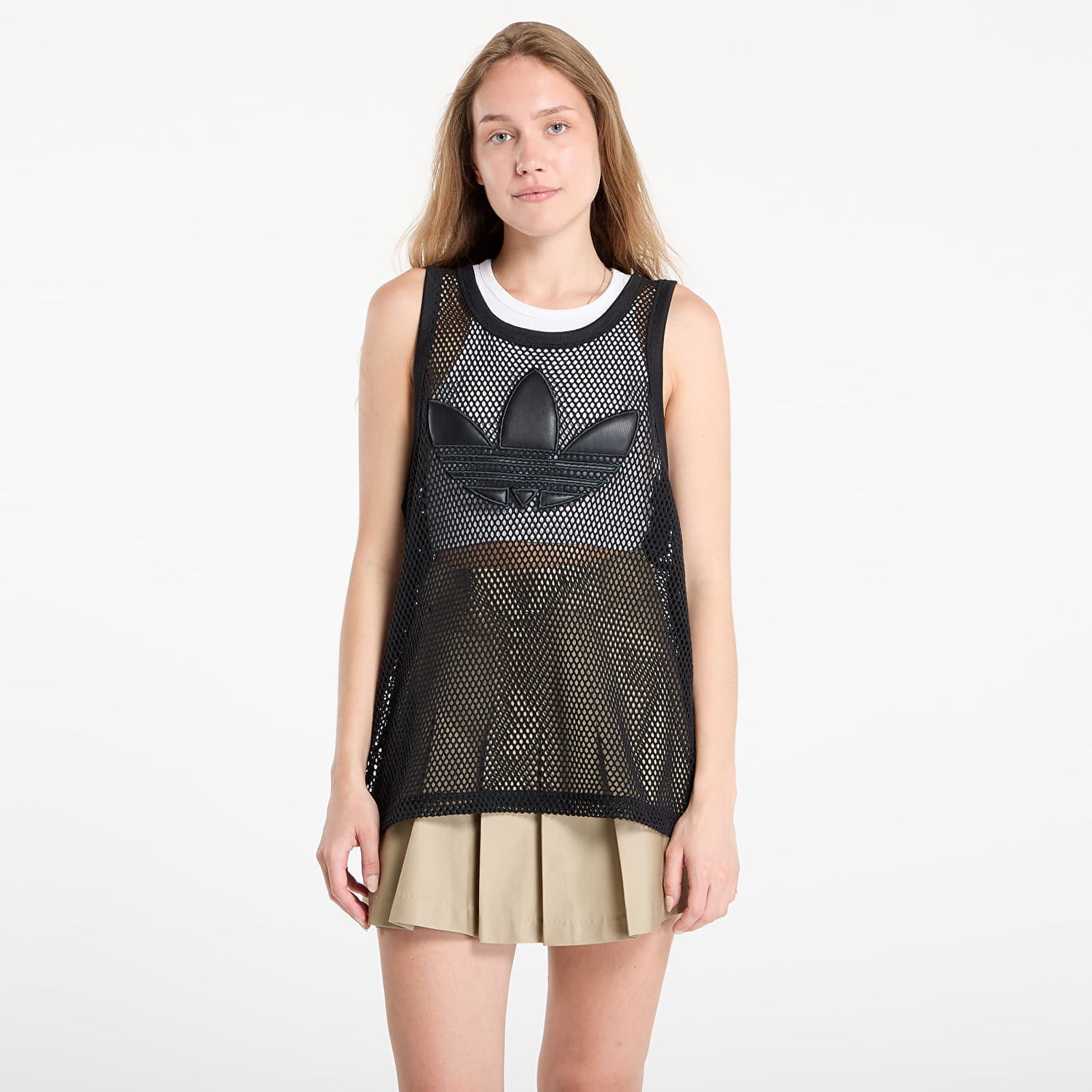 Tielko adidas Originals Jeremy Scott Mesh Tank Top Čierna | JY2020, 0