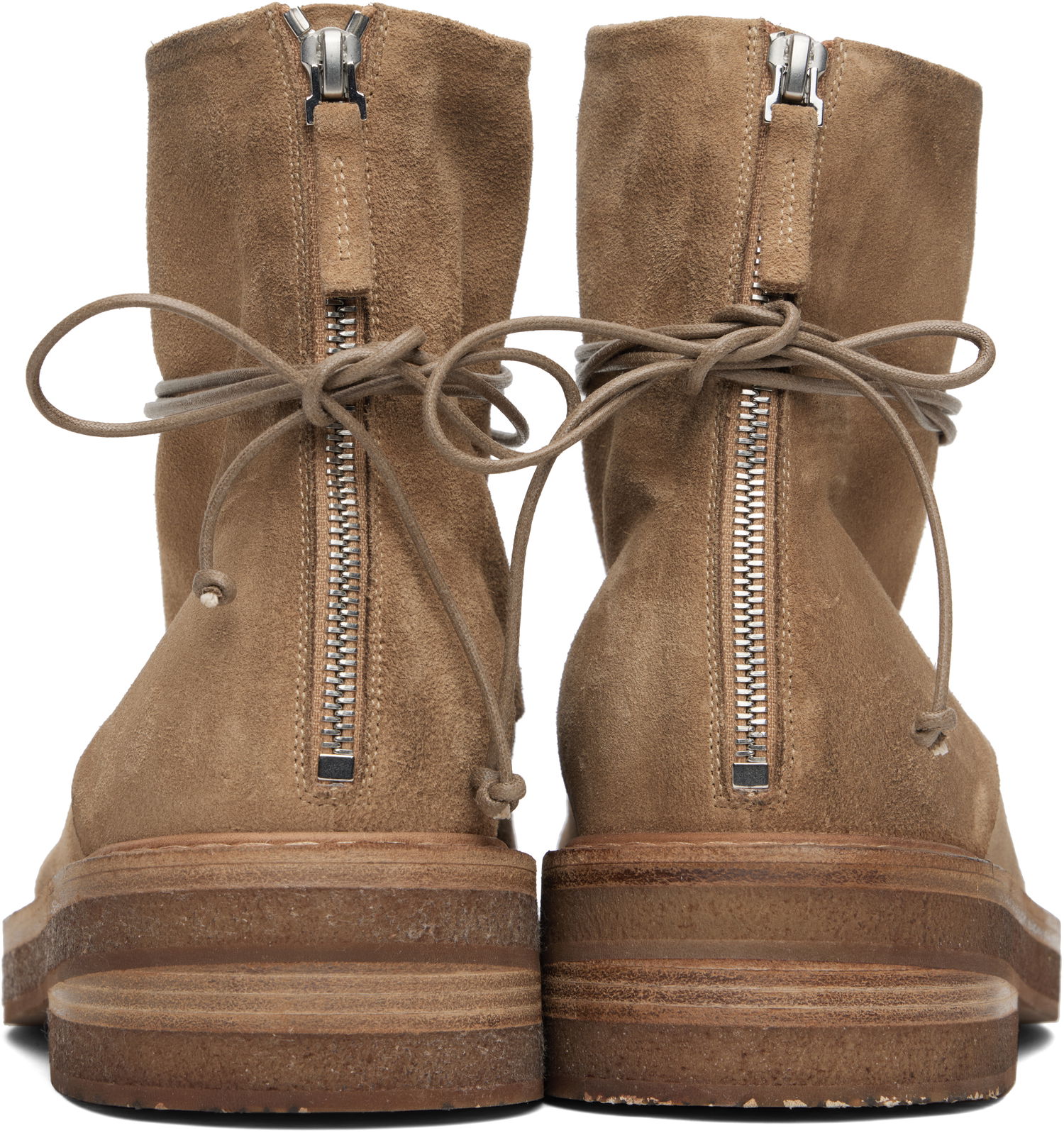 Oblečenie Marsèll Marsèll Parrucca Suede Combat Boots Hnedá | MM2961 P024310, 1