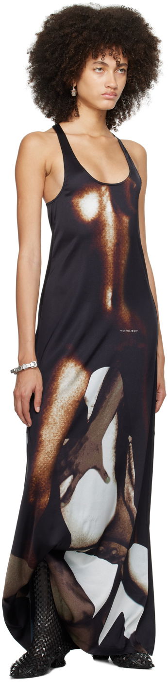 Šaty Y/PROJECT Y/Project Body Collage Maxi Dress Čierna | WTSDRESS75-S25, 3