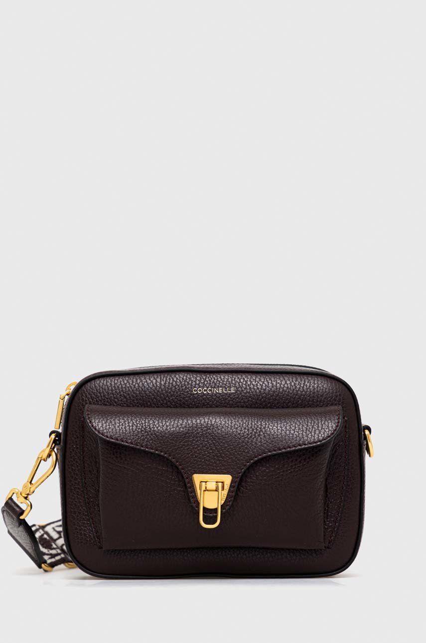Kabelka Coccinelle Leather Handbag Hnedá | E1.NOF.15.02.01, 0