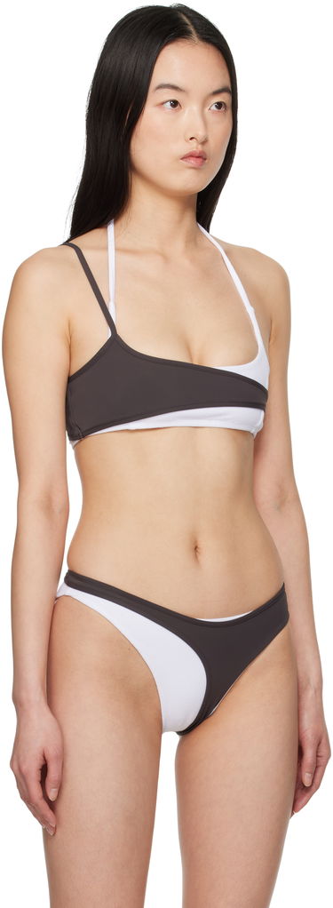 Plavky Ottolinger Ottolinger Layered Bikini Top Hnedá | 10280030302, 1