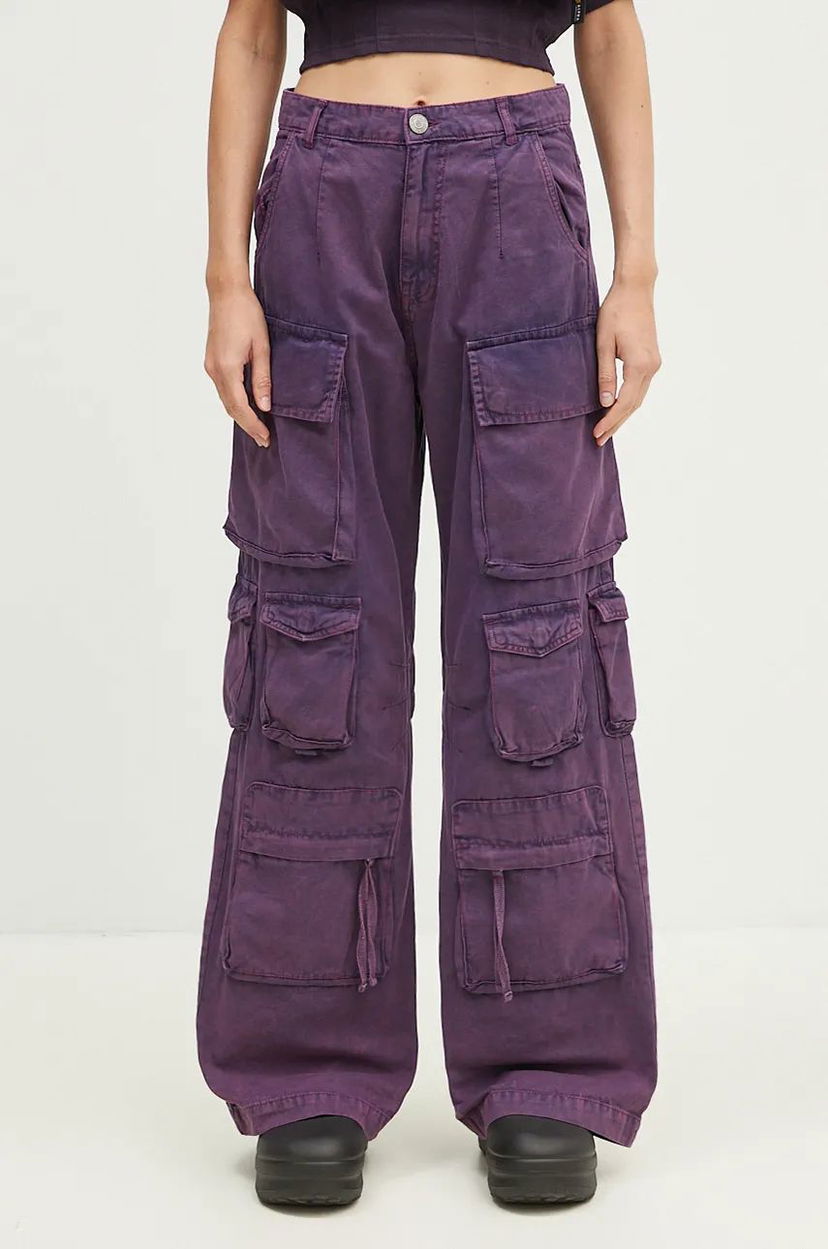 Cargo nohavice Alpha Industries Multipocket Cargo Pants Fialová | 148022