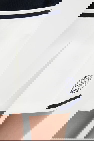 Sukňa Sporty & Rich Sporty & Rich Eden Crest Embroidered Mila Mini Skirt Biela | SK01160666WH50, 3