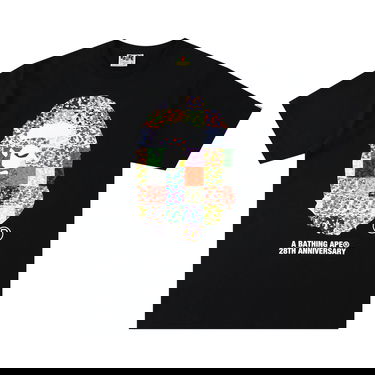 Tričko BAPE 28th Anniversary Ape Head Tee Čierna | 1H20 110 026 BLACK, 1