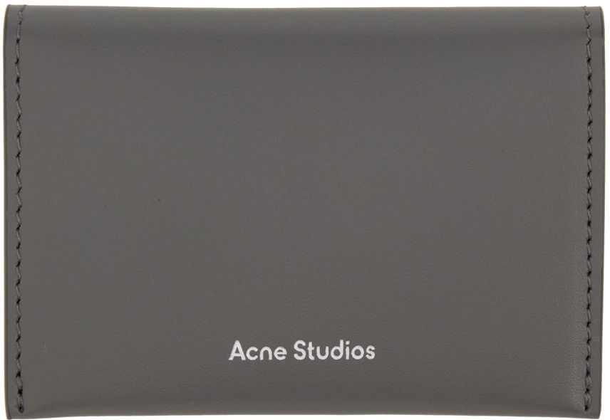 Peňaženka Acne Studios Folded Card Holder Šedá | CG0099-, 0