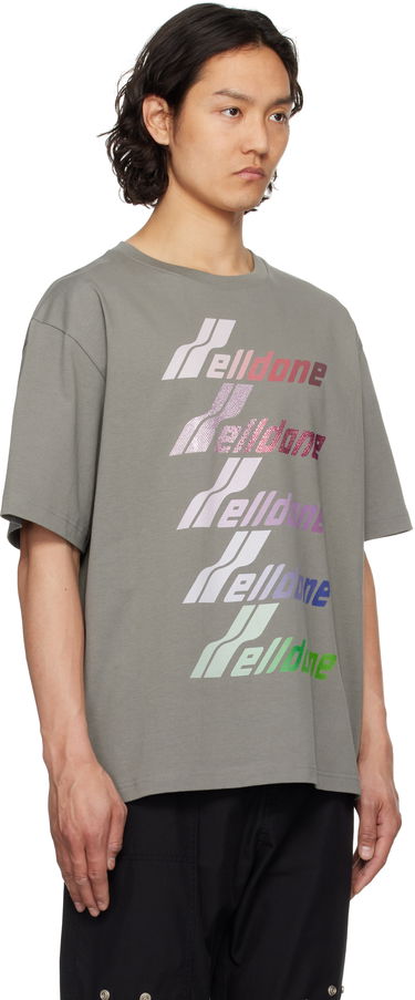 Tričko We11done We11done Multi-Logo T-Shirt Šedá | WD-TT1-25-764-U-GY, 1