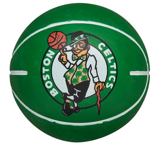 Športový doplnok Wilson Tennis NBA Boston Celtics Dribblers Mini Basketball Zelené | wtb1100bo