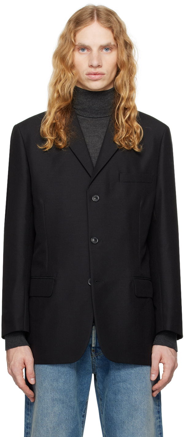Bunda Maison Margiela Single-Breasted Blazer Čierna | S50BN0528 S49892, 0
