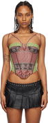 Miaou Aphex Print Corset