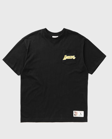 Tričko Mitchell & Ness Mitchell & Ness Los Angeles Lakers Vintage Logo Pocket T-Shirt Čierna | FC9252-LALBLCK, 0