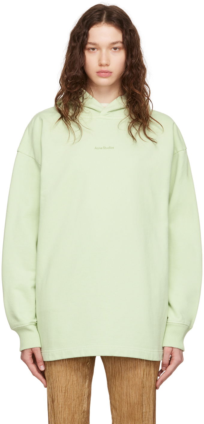 Mikina Acne Studios Bonded Hoodie Zelené | AI0083-, 0