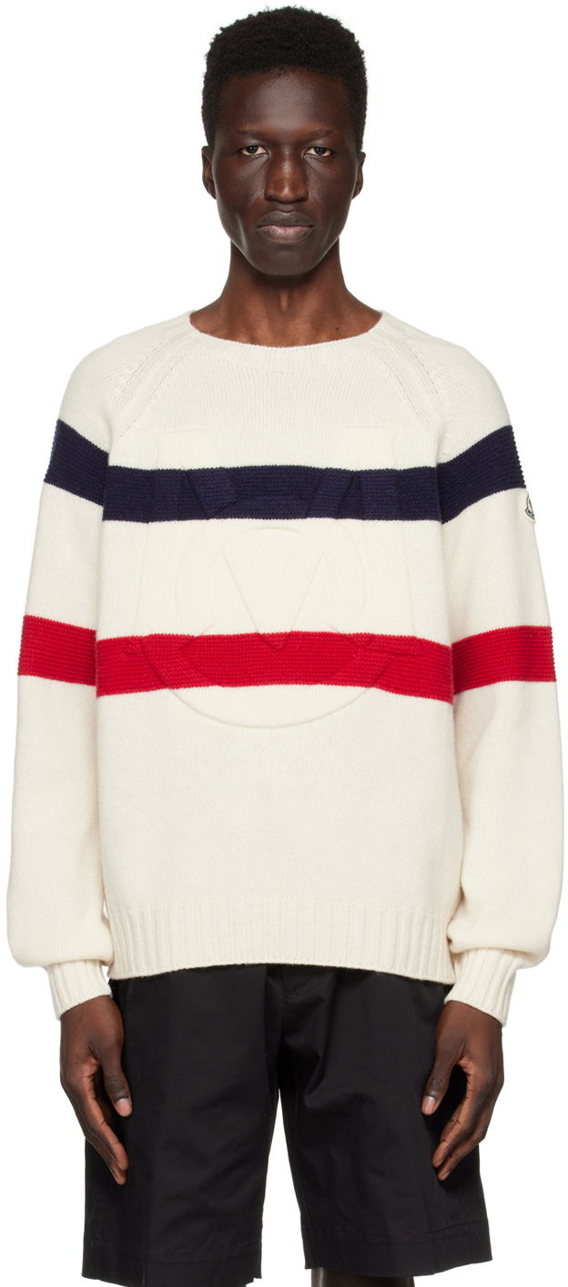 Sveter Moncler Monogram Sweater Béžová | I10919C00001M1127, 0