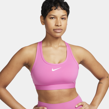 Podprsenka Nike Swoosh Medium Support Padded Sports Bra Ružová | DX6821-675, 0