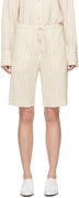 TOTEME Relaxed Pinstripe Shorts