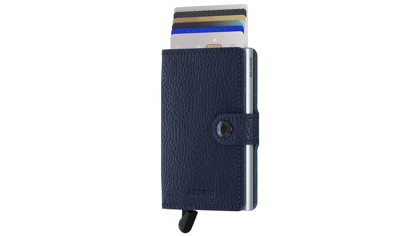 Miniwallet "Navy-Silver"