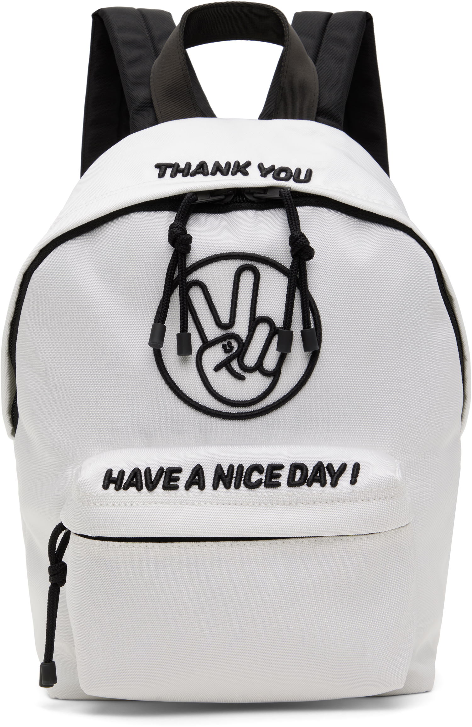 Batoh VETEMENTS 'Have A Nice Day' Backpack Biela | KA10BA200W, 0