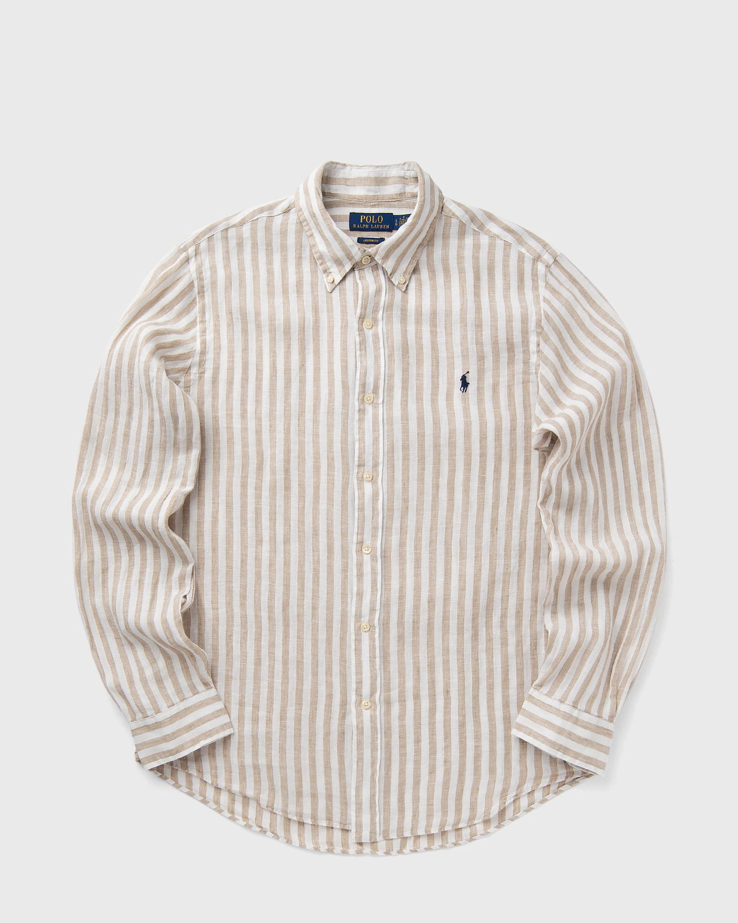 Košeľa Polo by Ralph Lauren Polo Ralph Lauren Striped Linen Sport Shirt Béžová | 710969636002, 1