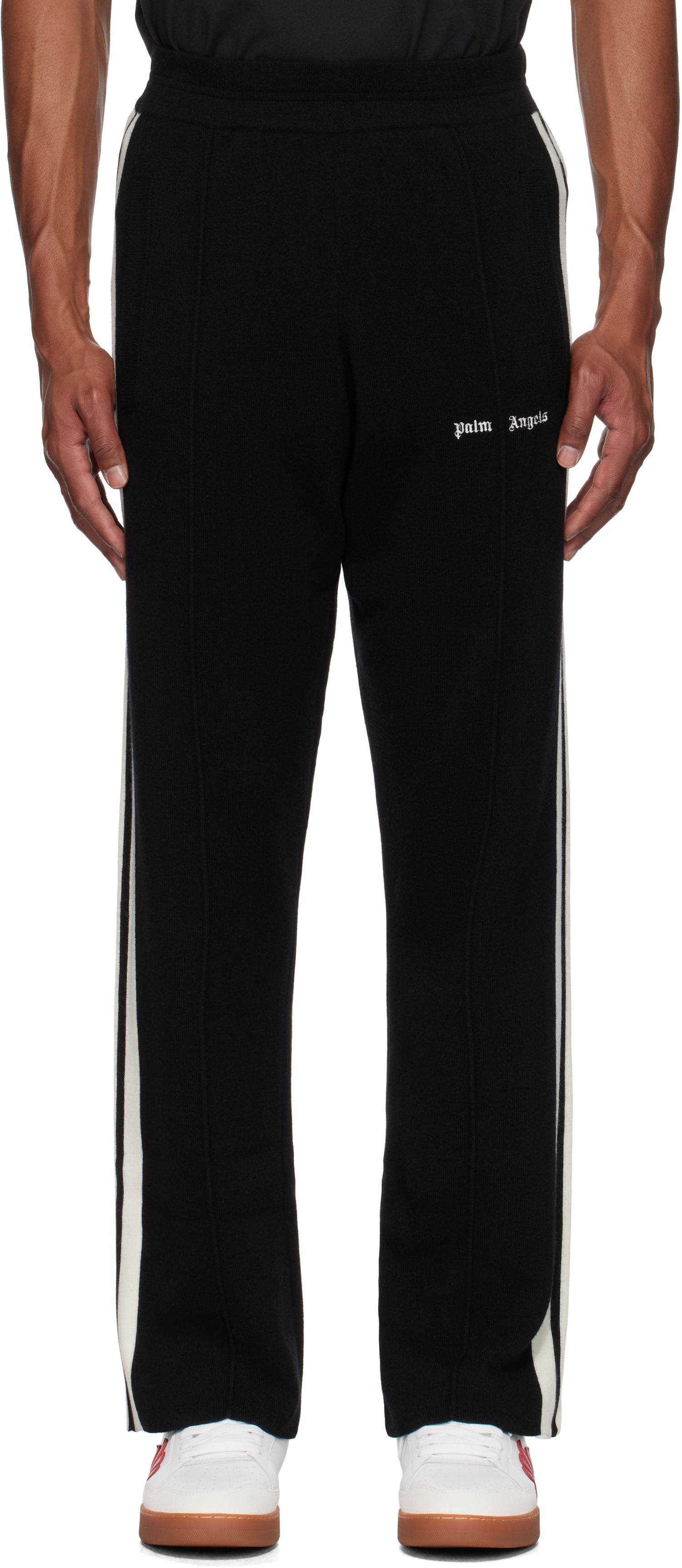 Tepláky Palm Angels Knit Track Pants Čierna | PMHG004F24KNI0011003, 0