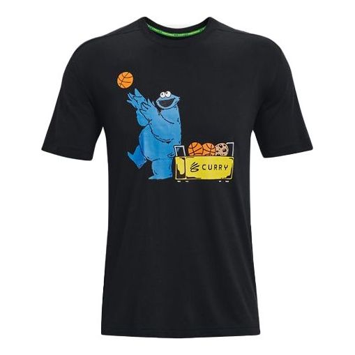 Tričko Under Armour Curry Cookie Monster Graphic T-Shirt Čierna | 1369624-001, 0