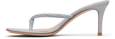 Tenisky a topánky Gianvito Rossi Gianvito Rossi India Thong 70 Heeled Sandals Šedá | G13270-70RIC-XCN, 2
