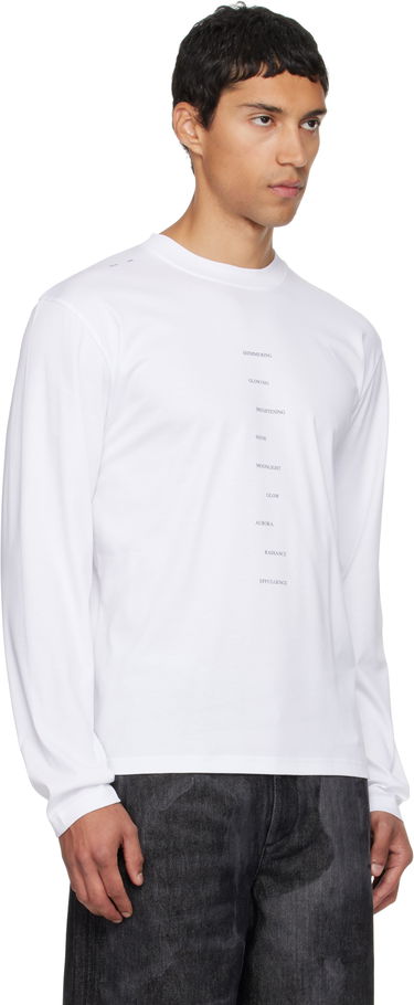 Tričko HELIOT EMIL HELIOT EMIL Effulgence Long Sleeve T-Shirt Biela | AW25_M_09_149_WHT02, 1