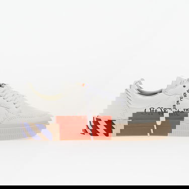 Tenisky a topánky Off-White Low Vulcanized Leather Biela | OBIA003F25LEA0030159, 2