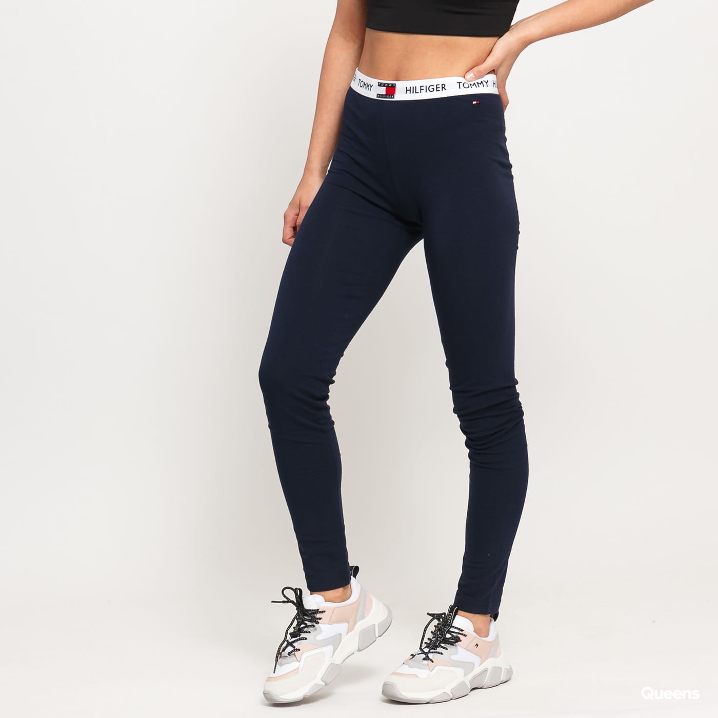 Legíny Tommy Hilfiger Legging Navy | UW0UW02343 DW5, 0