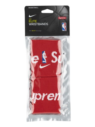 Doplnky Supreme x Nike Elite wristbands Červená | SU744214518079