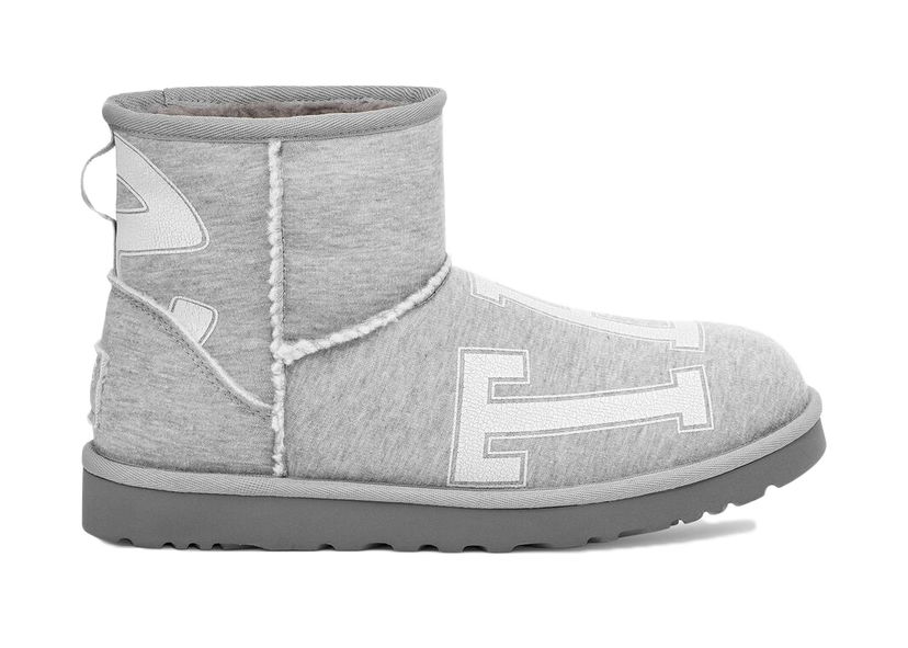 Tenisky a topánky UGG Telfar x Fleece Mini Boot "Heather Grey" Šedá | 1131290-HGRY/1122992-HGRY