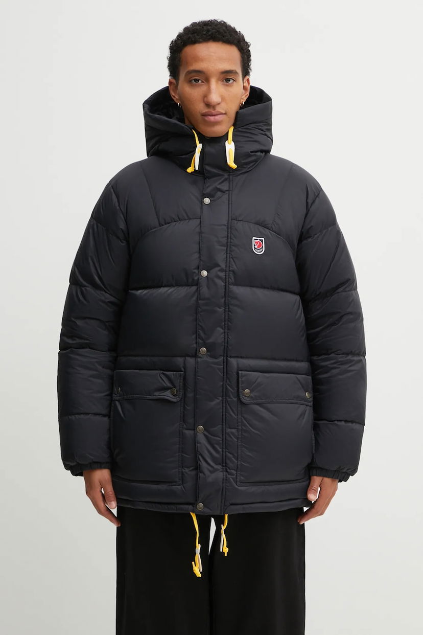 Prešívaná bunda FJÄLLRÄVEN Expedition Down Jacket, Winter Čierna | F84600