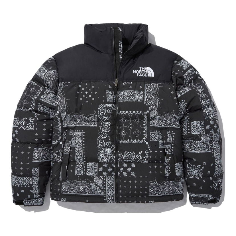 Prešívaná bunda The North Face 1996 Patterned Puffer Jacket Čierna | NJ1DN76F