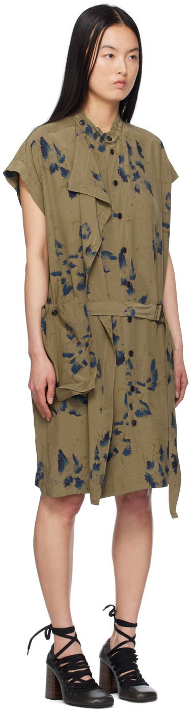 Šaty LEMAIRE Lemaire Asymmetrical Minidress Zelené | DR1063 LF1262, 1