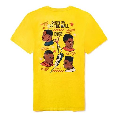 Tričko Vans Vans Michael February Off The Wall T-Shirt Žltá | VN0A4RP785W