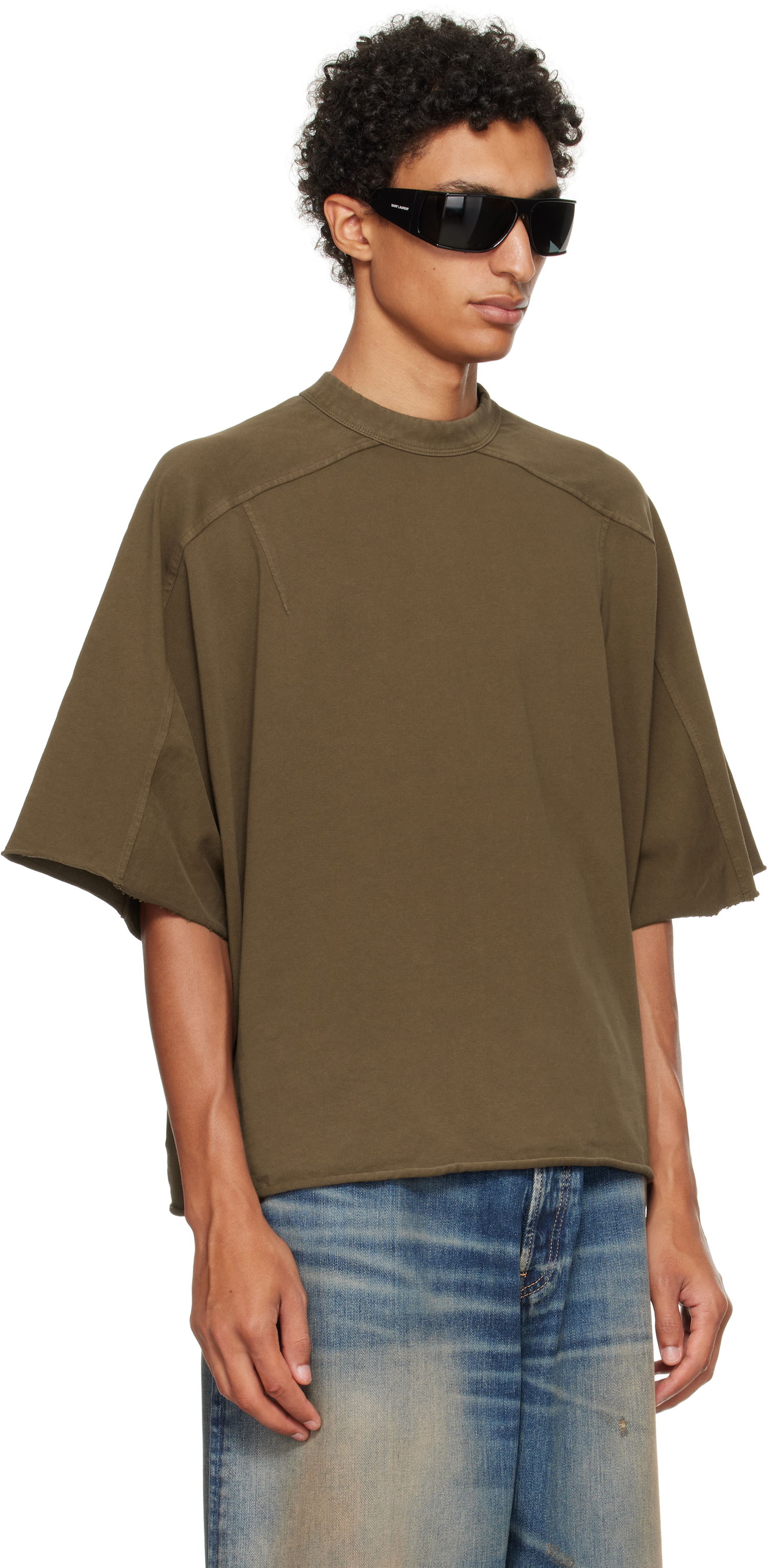 Tričko Entire Studios Entire Studios Heavy Dart T-Shirt Zelené | ES2487BT, 1