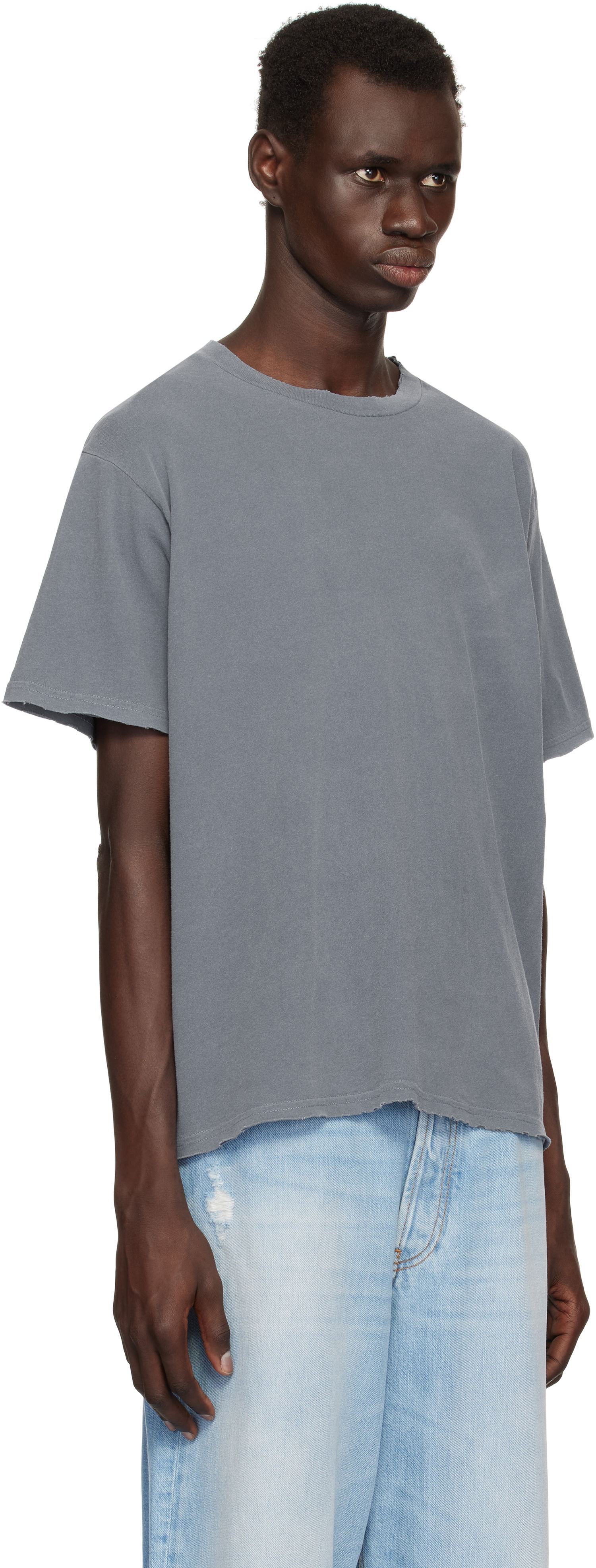 Tričko John Elliott John Elliott Folsom Cropped T-Shirt Šedá | A290M3745A, 1