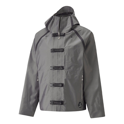 Vetrovka Puma PRONOUNCE Crossover Hooded Jacket Šedá | 534030-76, 0