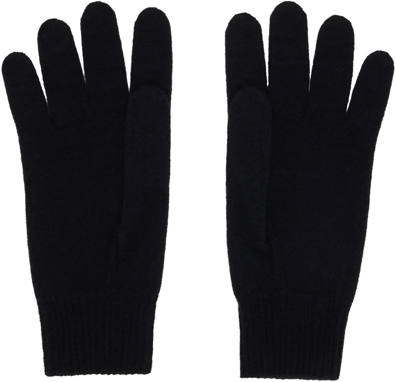 Rukavice The Row The Row Leomarie Knit Gloves Čierna | 10072-Y556, 1