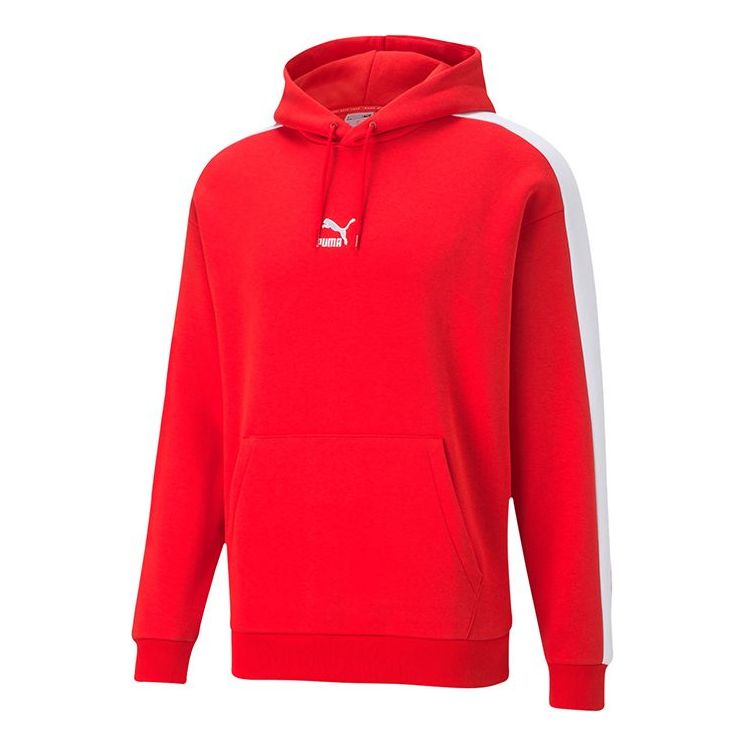 Mikina Puma Casual Colorblock Hoodie Červená | 530272-11