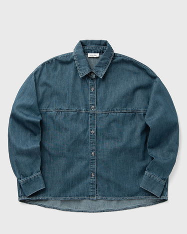 Košeľa American Vintage American Vintage OZYR Denim Shirt Modrá | OZY06AE25-MEDIUM-GREEN-CAST, 0
