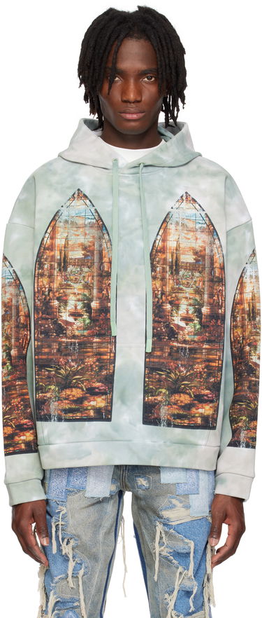 Mikina Who Decides War Who Decides War Eden Graphic Print Hoodie Zelené | 1110160008SS25, 0