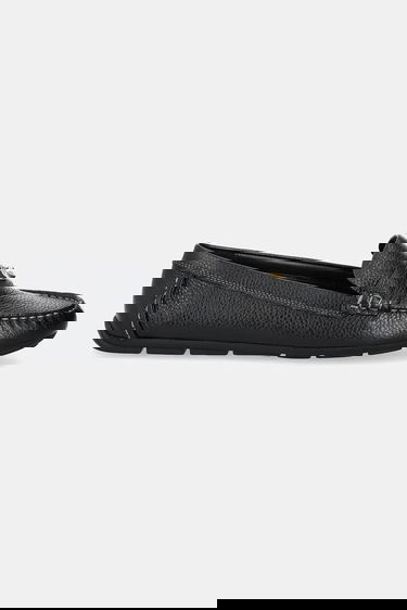 Tenisky a topánky Coach Leather Driver Flat Loafers Čierna | CAS66.BLK, 1