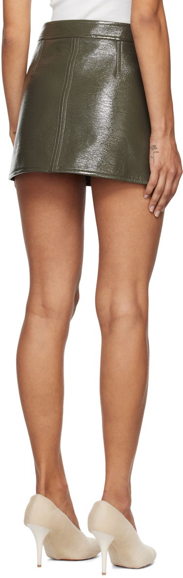 Sukňa Courrèges Reedition Vinyl Miniskirt Zelené | 223CJU001VY0014, 2
