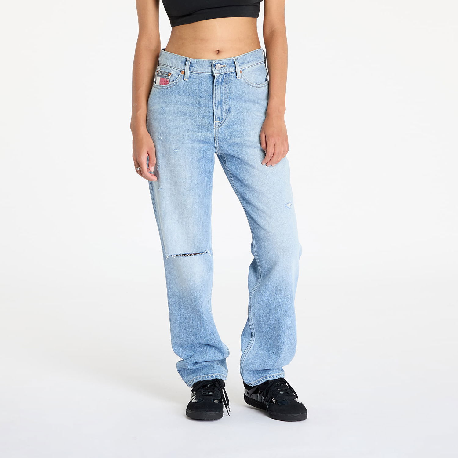 Džínsy Tommy Hilfiger Izzie Hgh Slim Straight Jeans Denim Modrá | DW0DW19934 1A5, 0