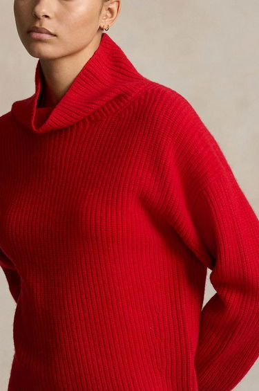 Sveter Polo by Ralph Lauren Wool Turtleneck Sweater Červená | 211910459, 3