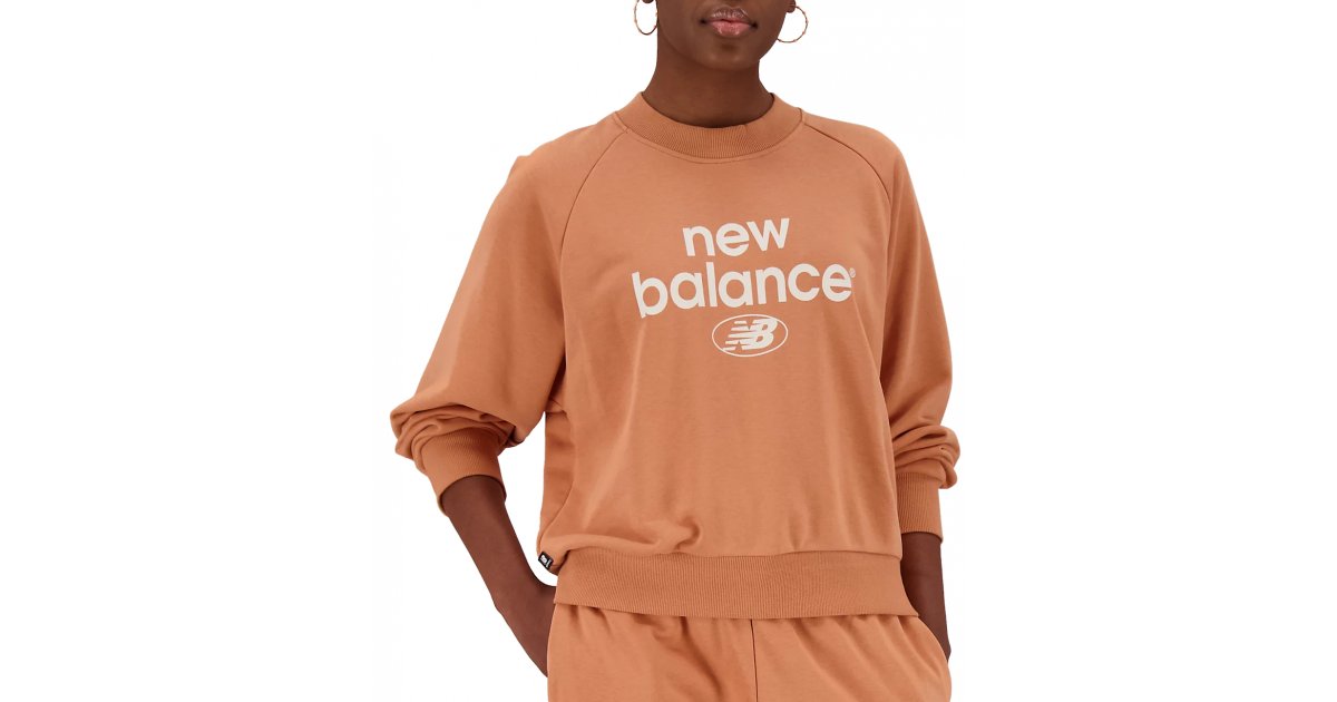 Mikina New Balance Essentials Reimagined Archive French Terry Oranžová | wt31508-sei, 1
