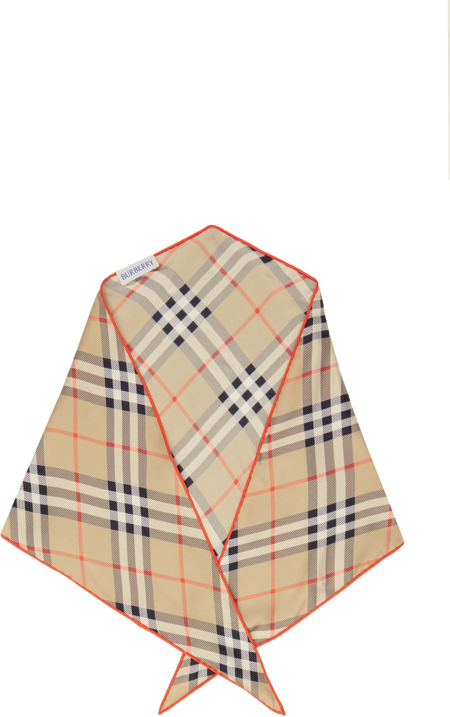 Šál Burberry Diamond Silk Scarf Béžová | 8101852, 0